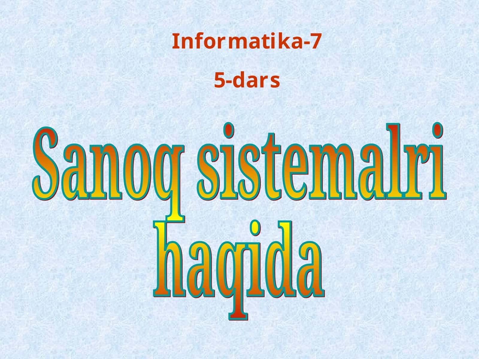 Informatika-7 1