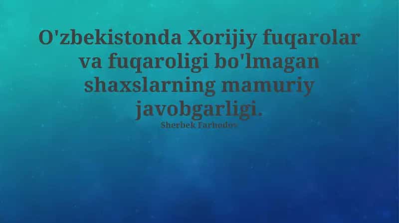 Mamuriy javobgarlik 1