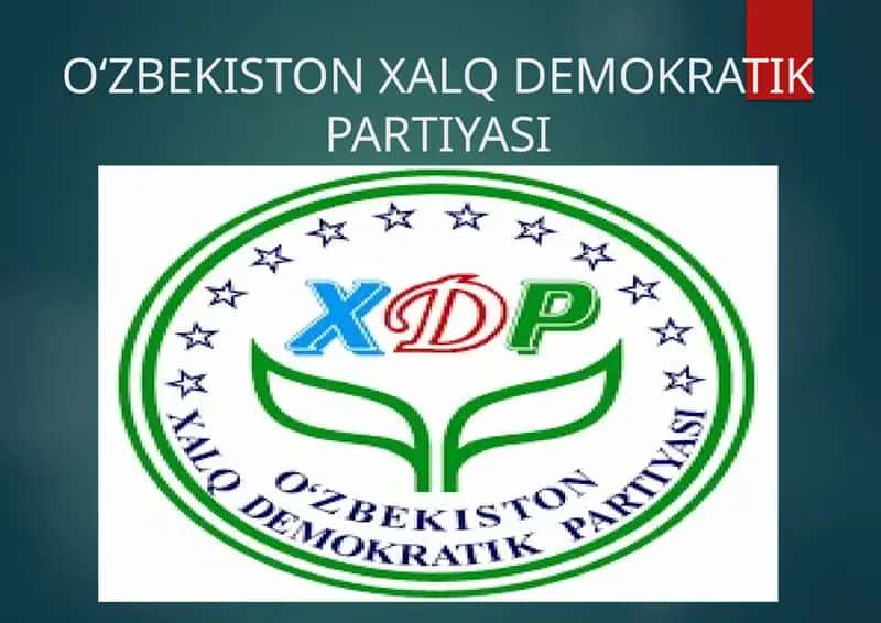 O'ZBEKISTON XALQ DEMOKRATIK PARTIYASI 1