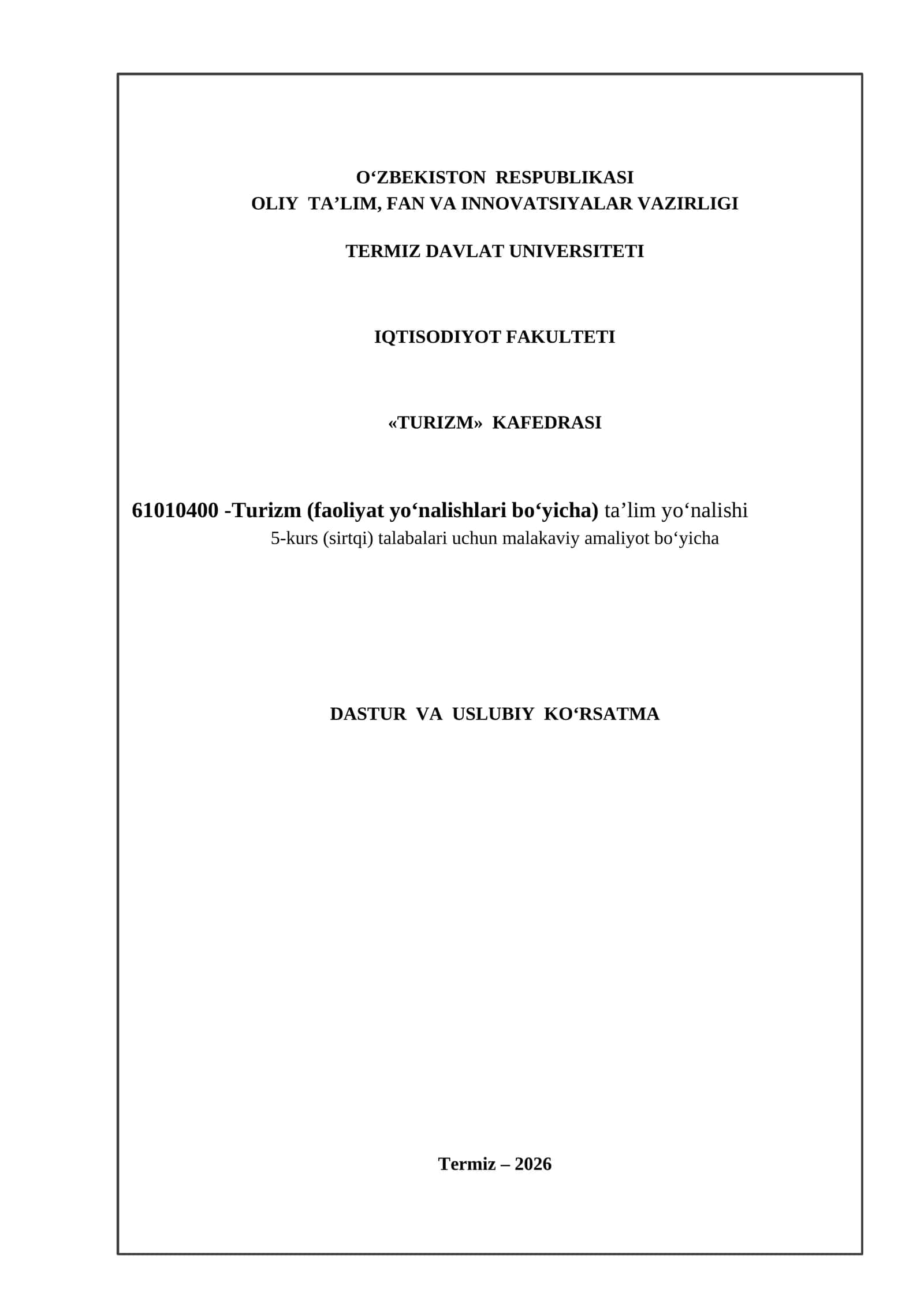 "Ta’lim to‘g‘risida" gi "Kadrlar tayyorlash milliy da 1