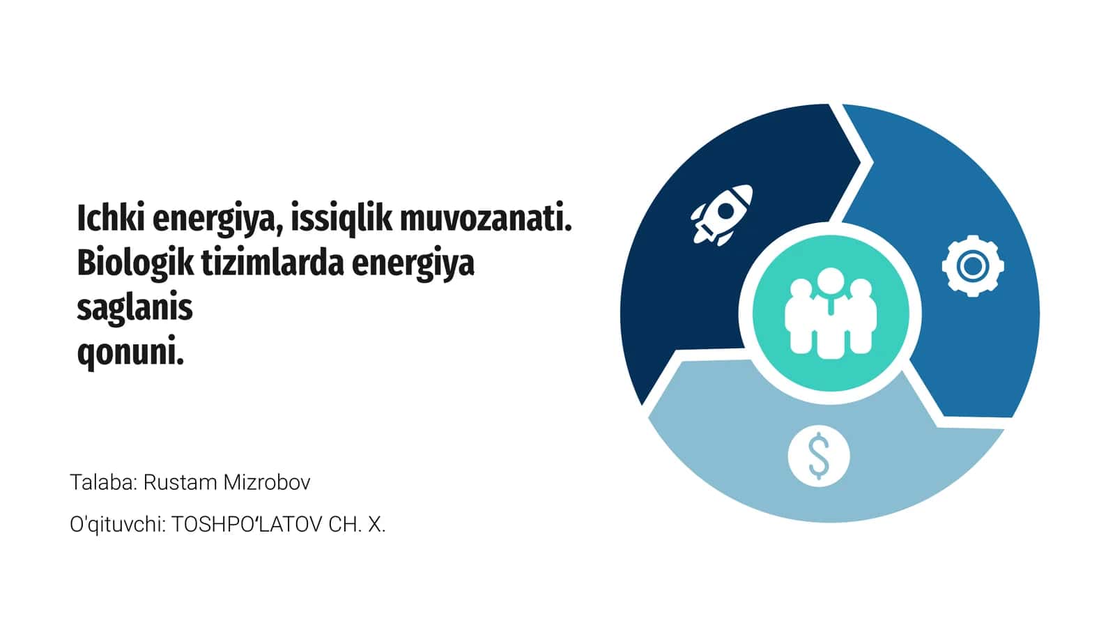 Biologik tizimlarda energiya saglanishi qonuni 1
