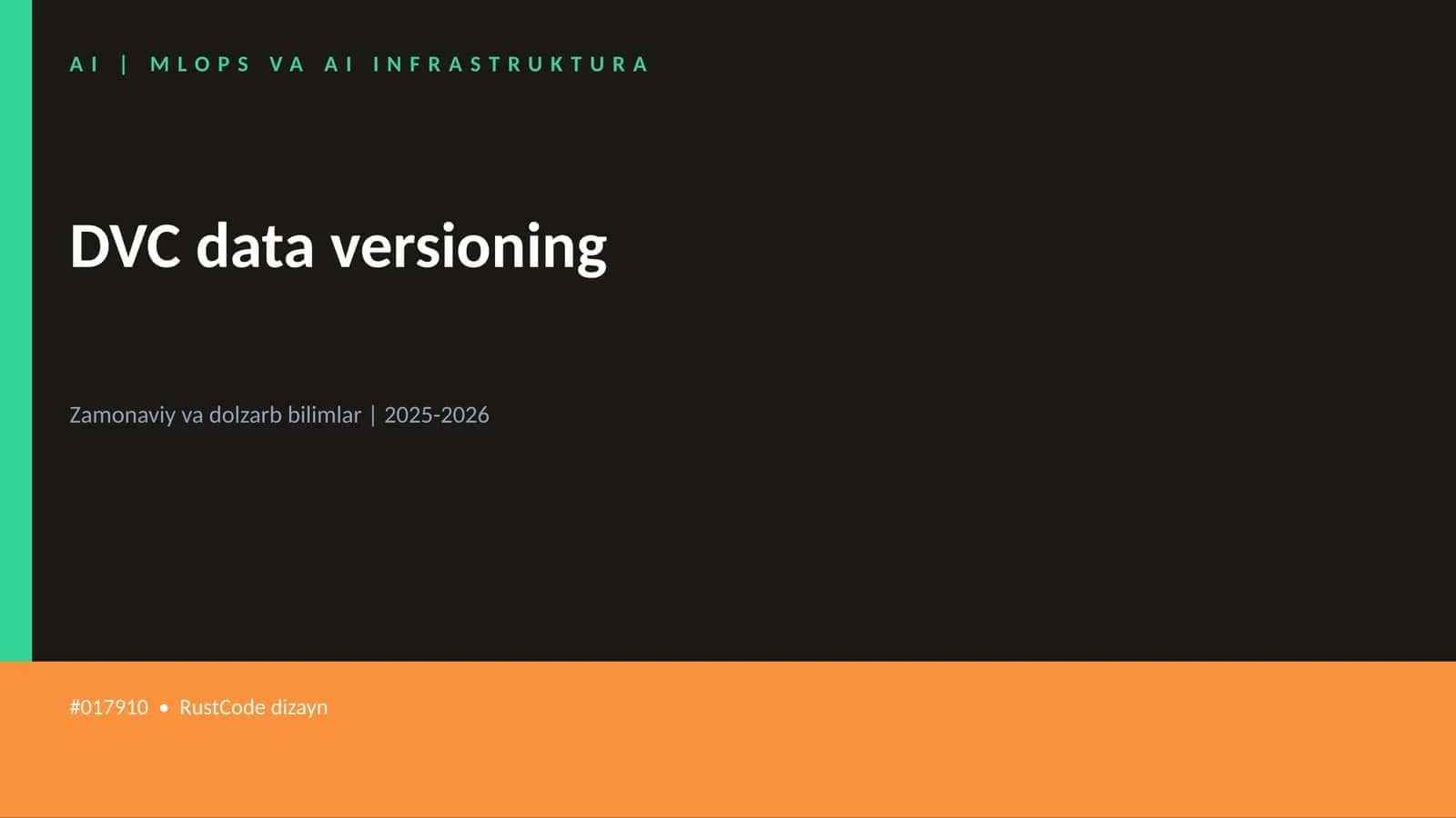 MLOPS VA AI INFRASTRUKTURA 1