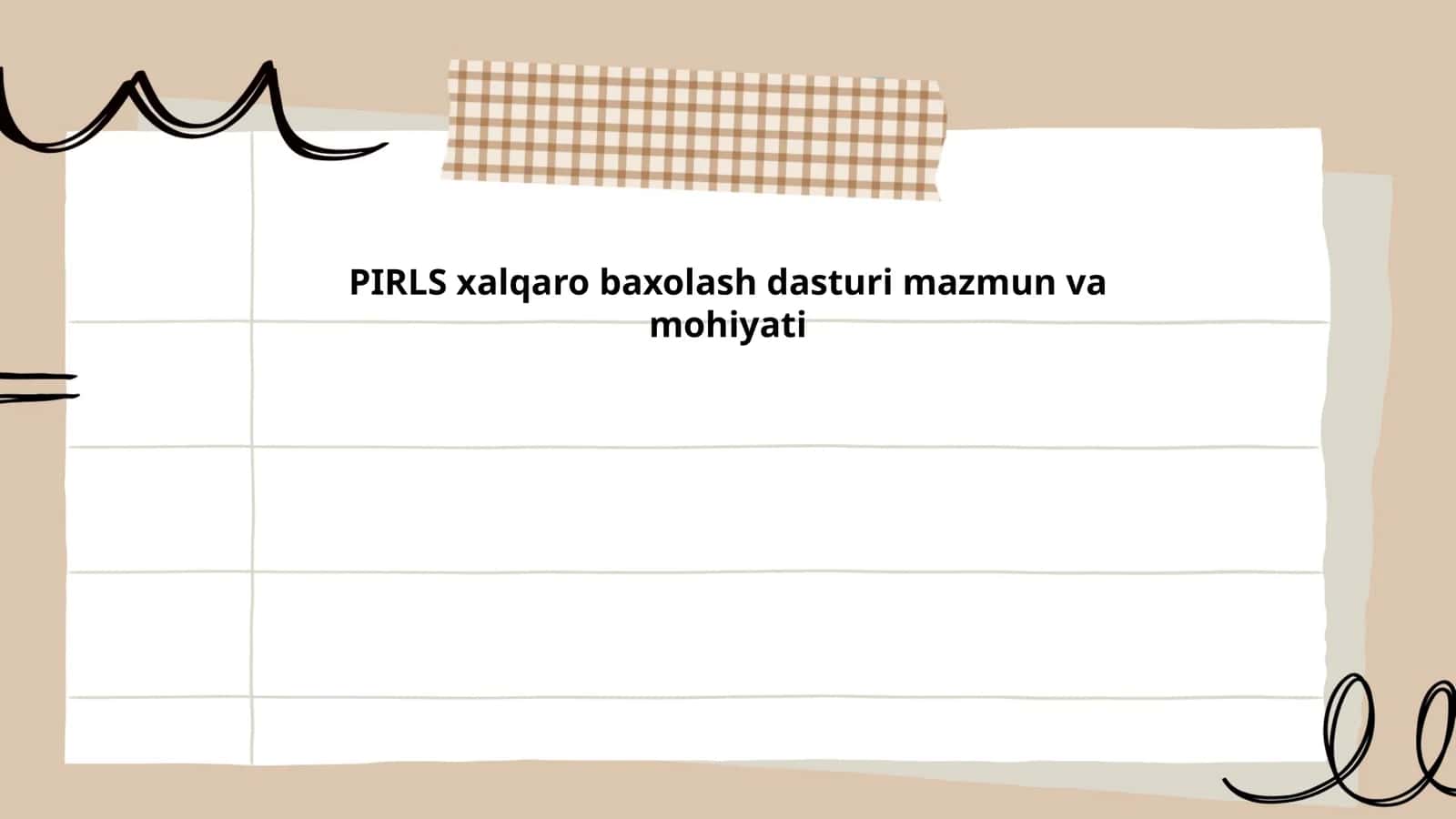 PIRLS xalqaro baxolash dasturi 1