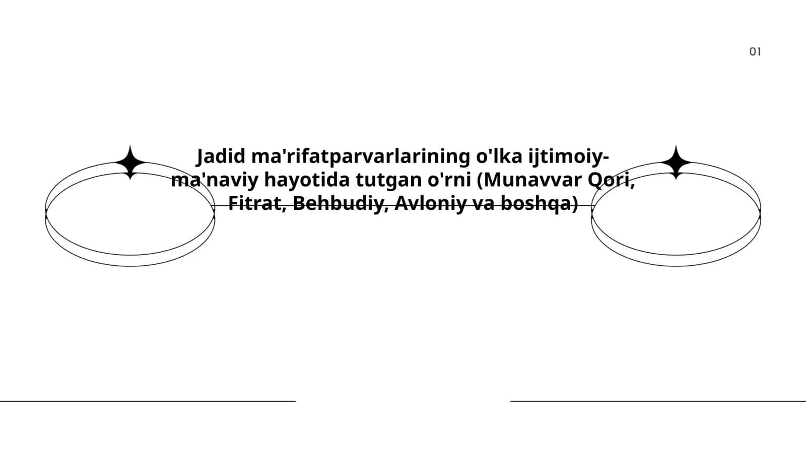 Jadid ma'rifatparvarlarining o'lka ijtimoiy-ma'naviy hayotida tutgan o'rni 1