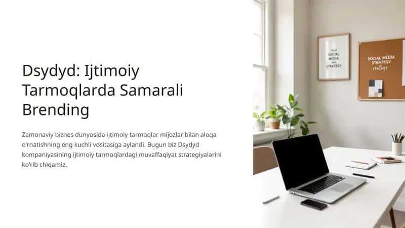 Dsydyd: Ijtimoiy Tarmoqlarda Samarali Brending 1