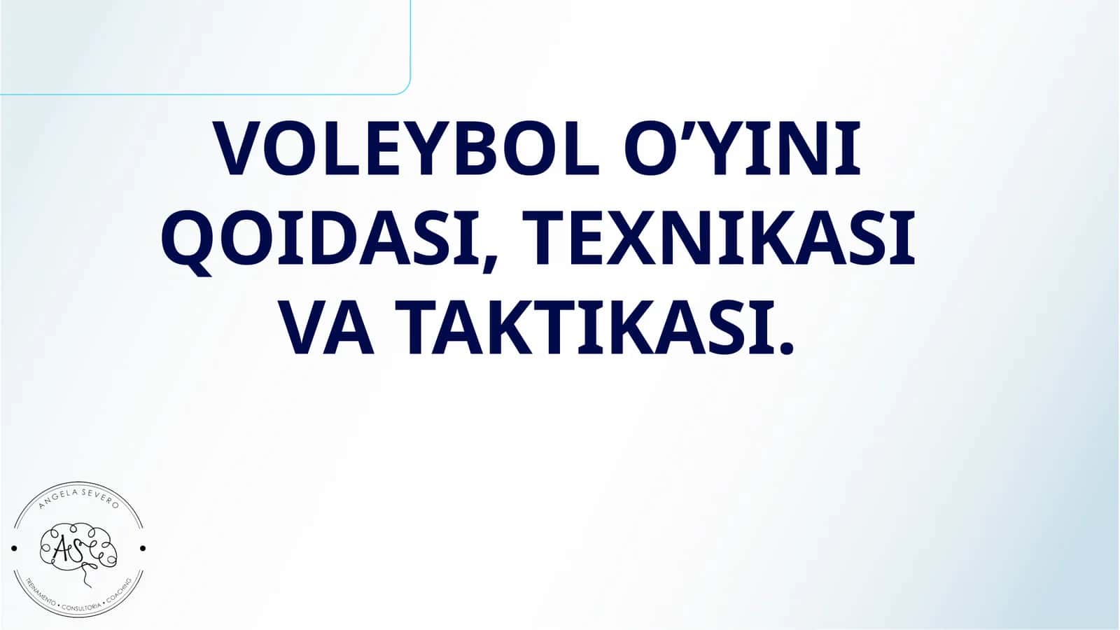 VOLEYBOL O’YINI QOIDASI, TEXNIKASI VA TAKTIKASI 1