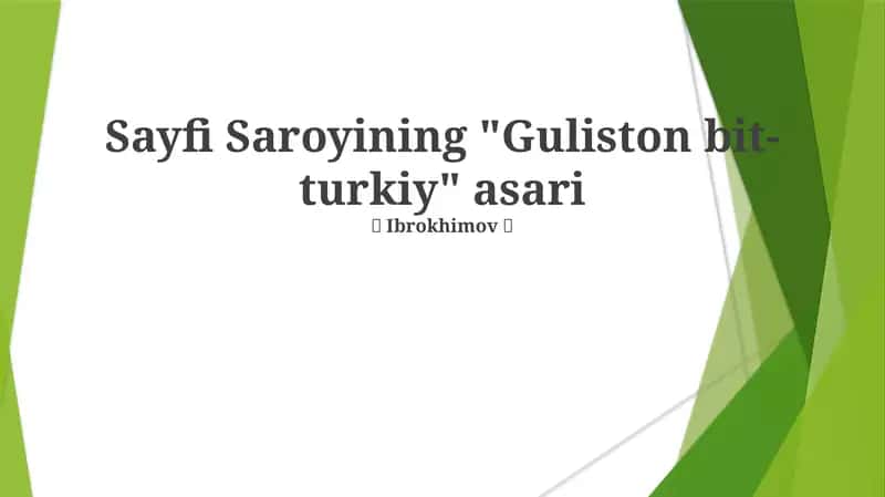 Guliston Bit-Turkiy 1