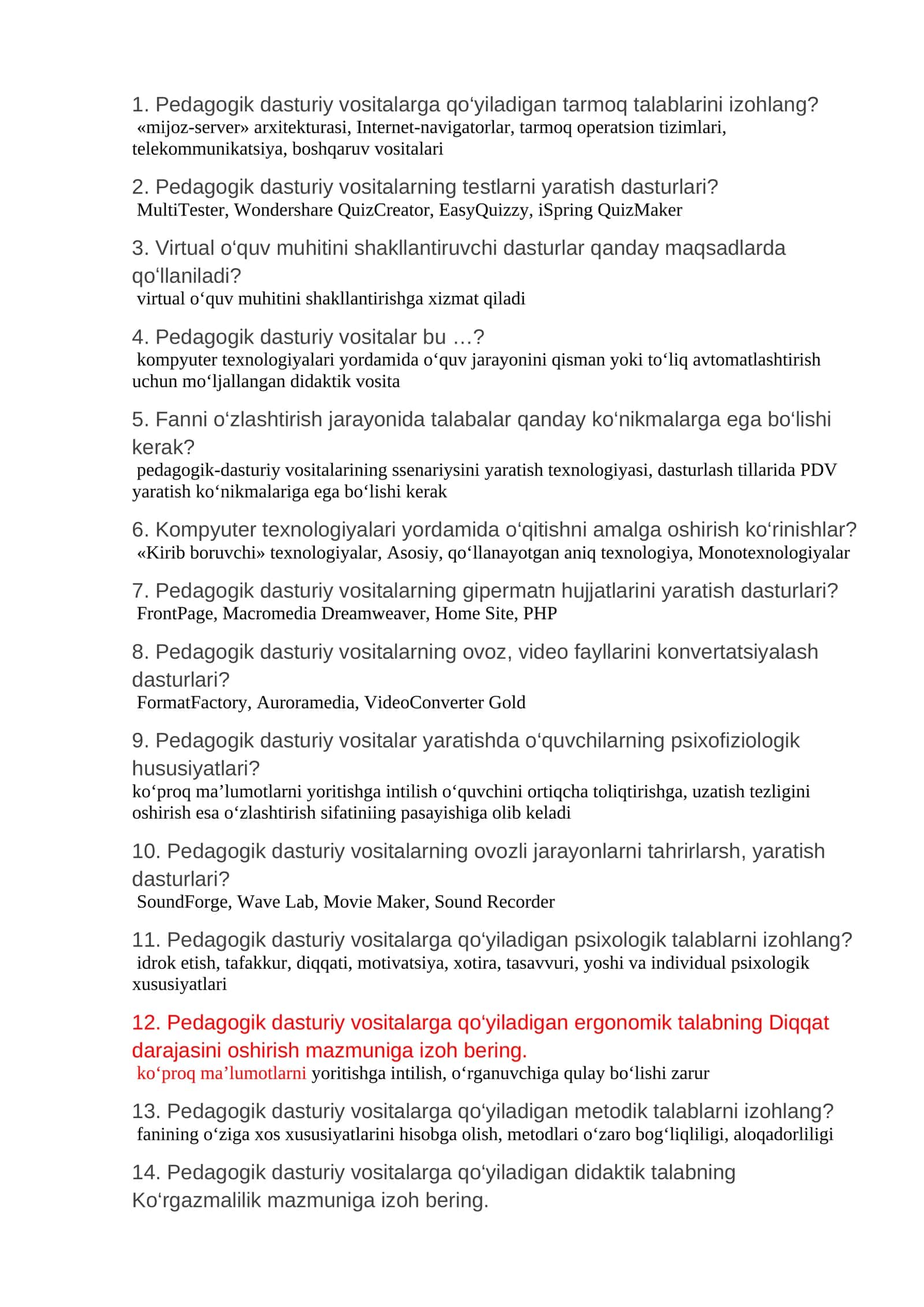 Pedagogik dasturiy vositala 1