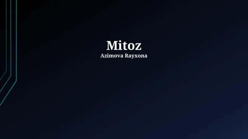 Mitoz 1