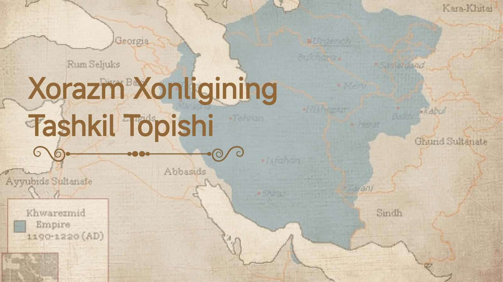 Xorazm Xonligining Tashkil Topishi 1