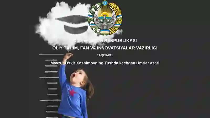 Oʻtkir Xoshimovning Tushdakechgan Umrlarasari