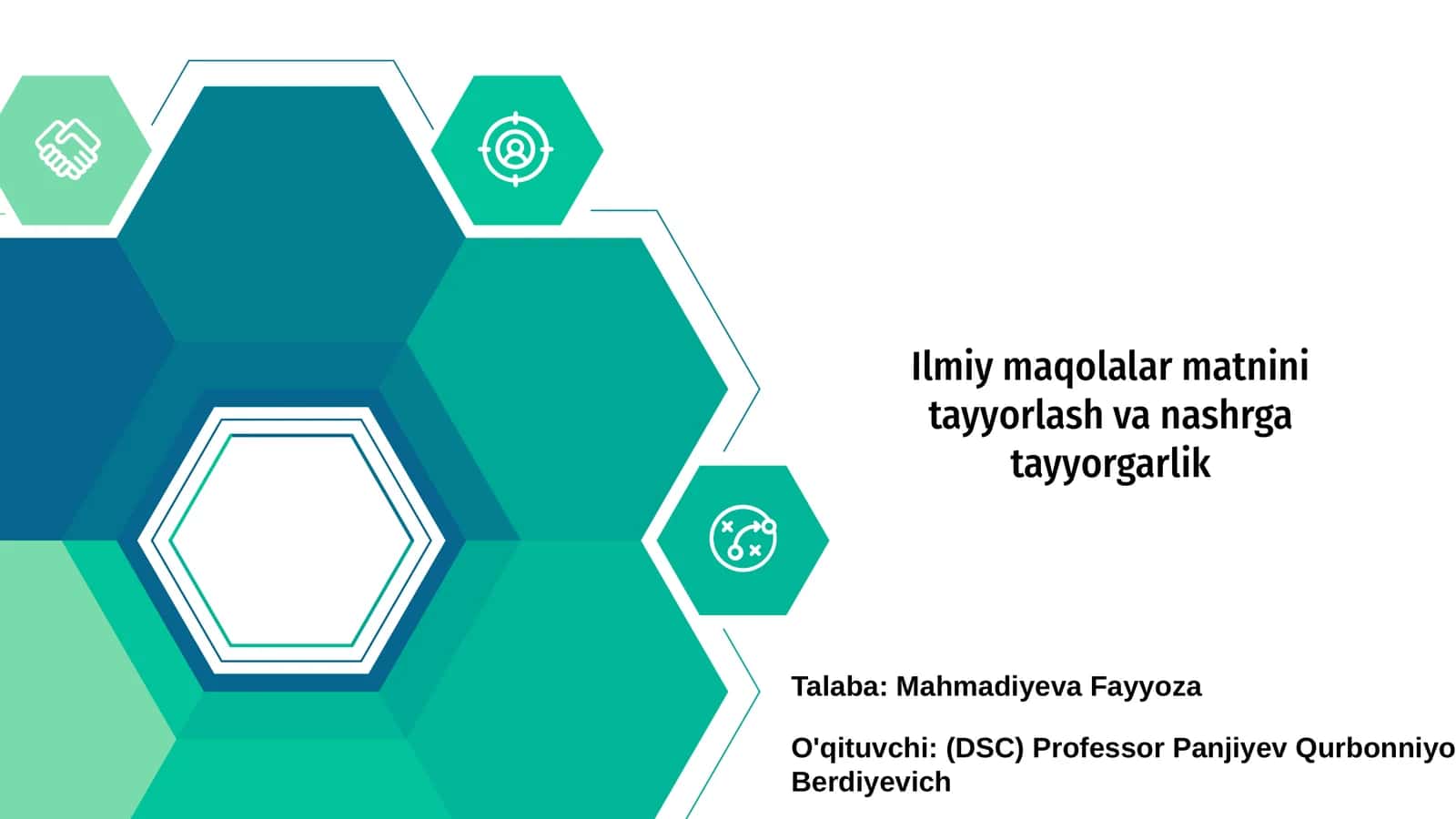 Ilmiy Maqolalar Matnini Tayyorlash va Nashrga Tayyorgarlik 1