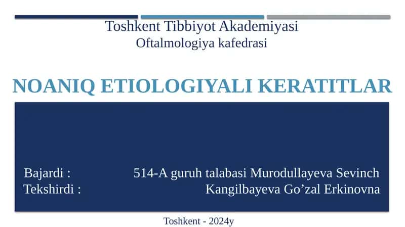 Noaniq etiologik likeratitlar 1