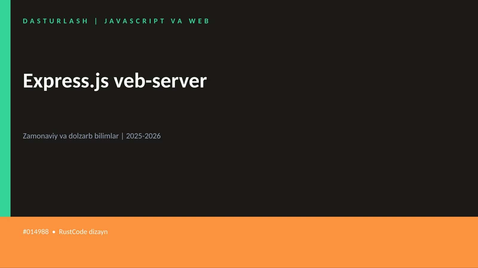 Express.js veb-server 1
