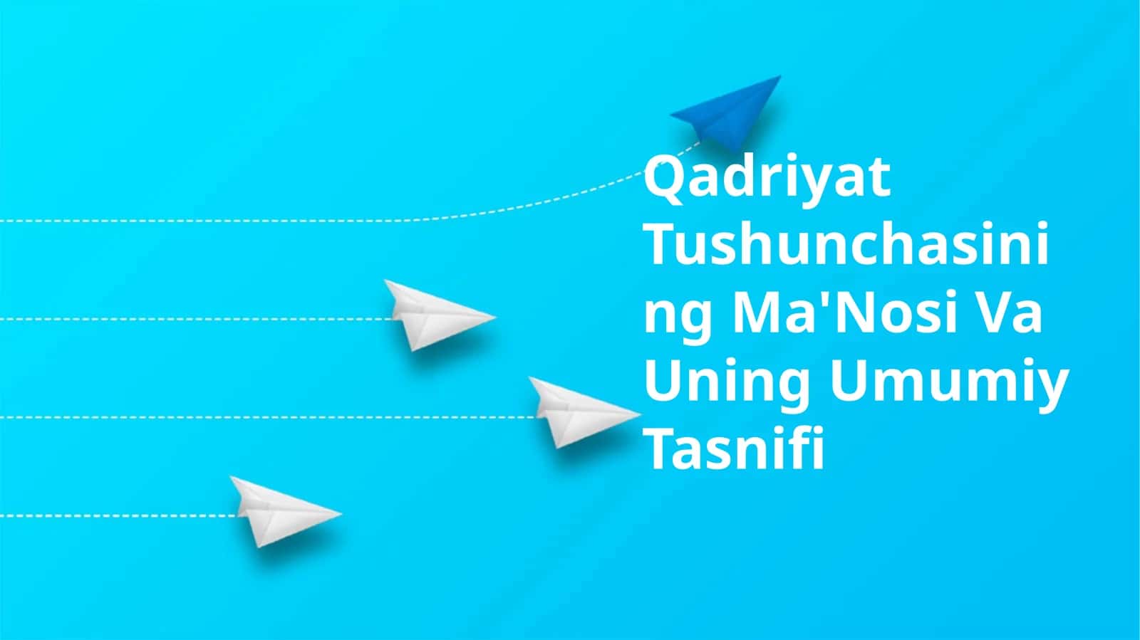 Qadriyat Tushunchasining Ma'Nosi Va Uning Umumiy Tasnifi 1