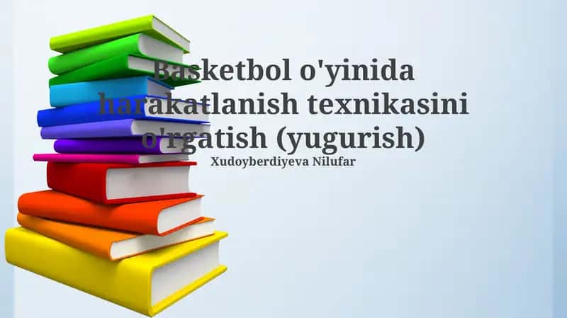 Basketbol o'yinida harakatlanish texnikasini o'rgatish (yugurish) 1