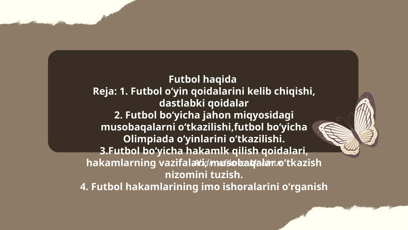 Futbol haqida 1