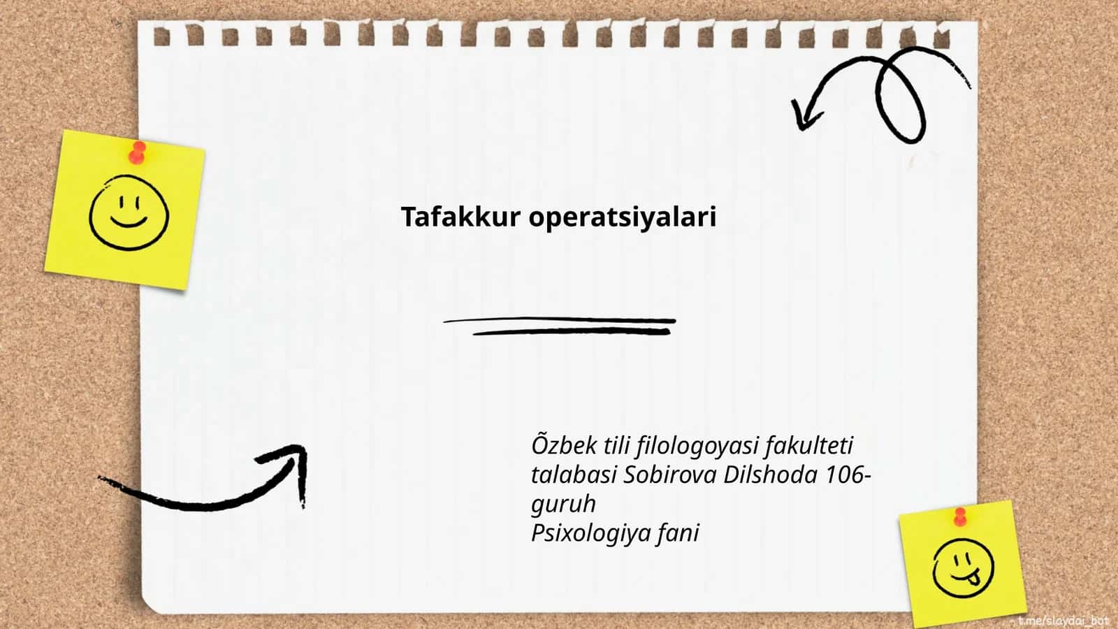 Tafakkur operatsiyalari 1