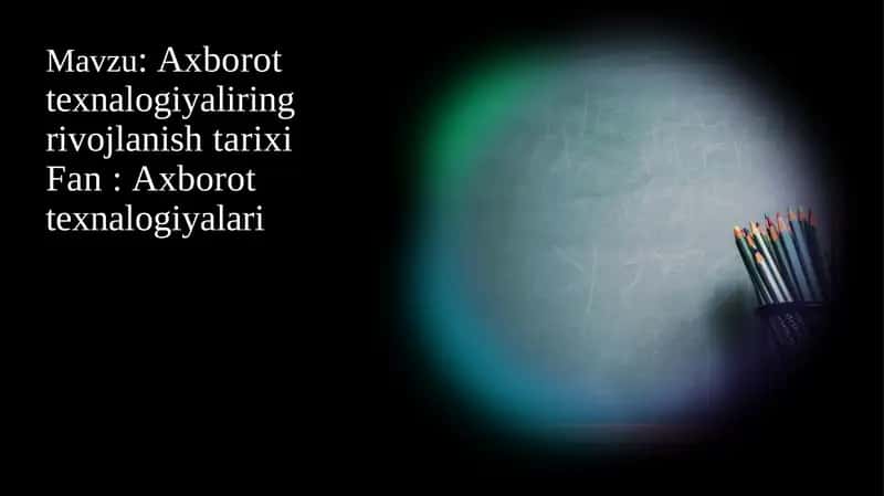 Axborottexnalogiyalari 1