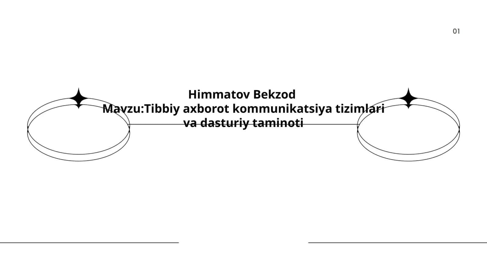 Tibbiy axborot kommunikatsiya tizimlari va dasturiy taminoti 1