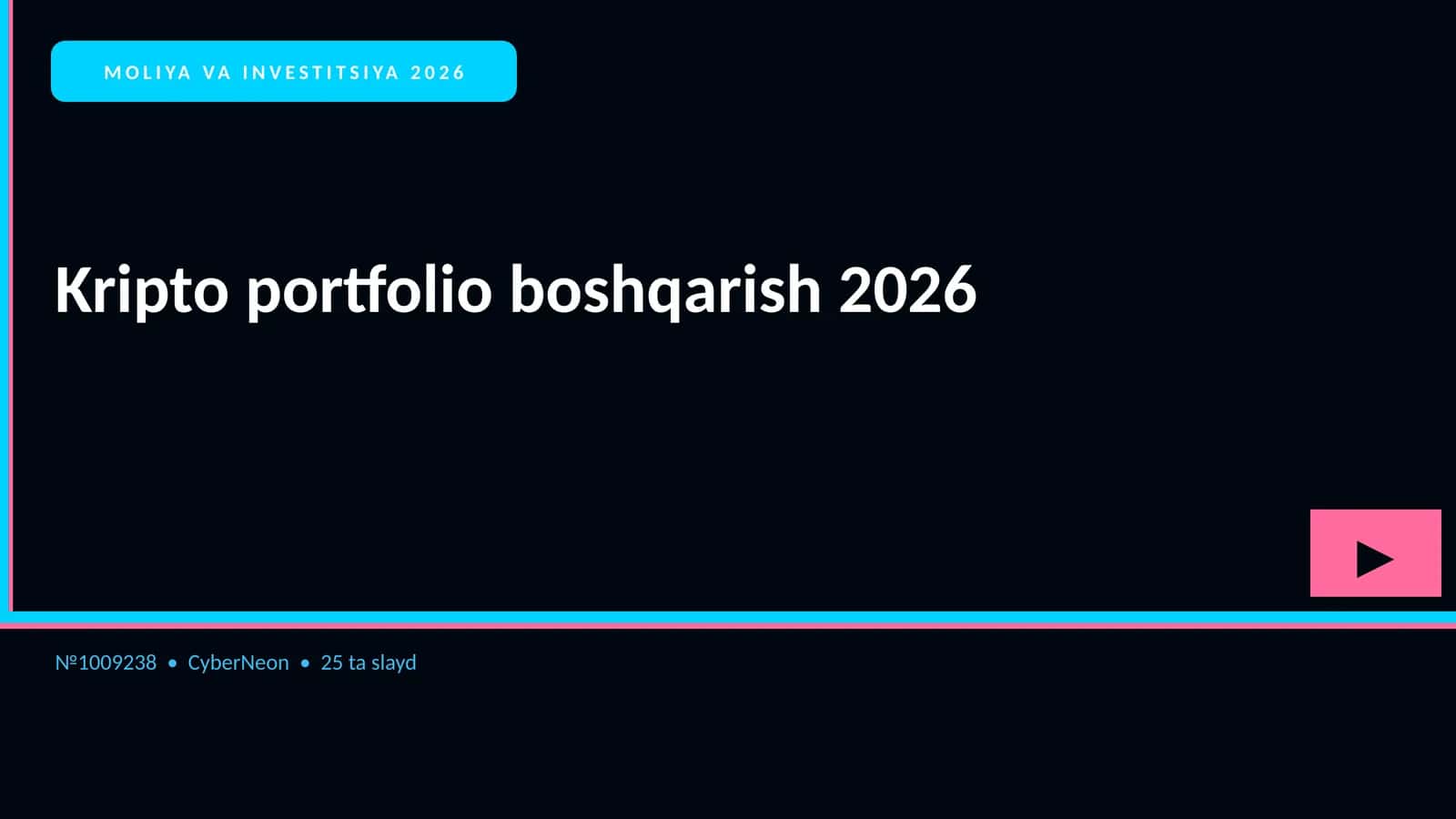 Kripto portfolio boshqarish 2026 1
