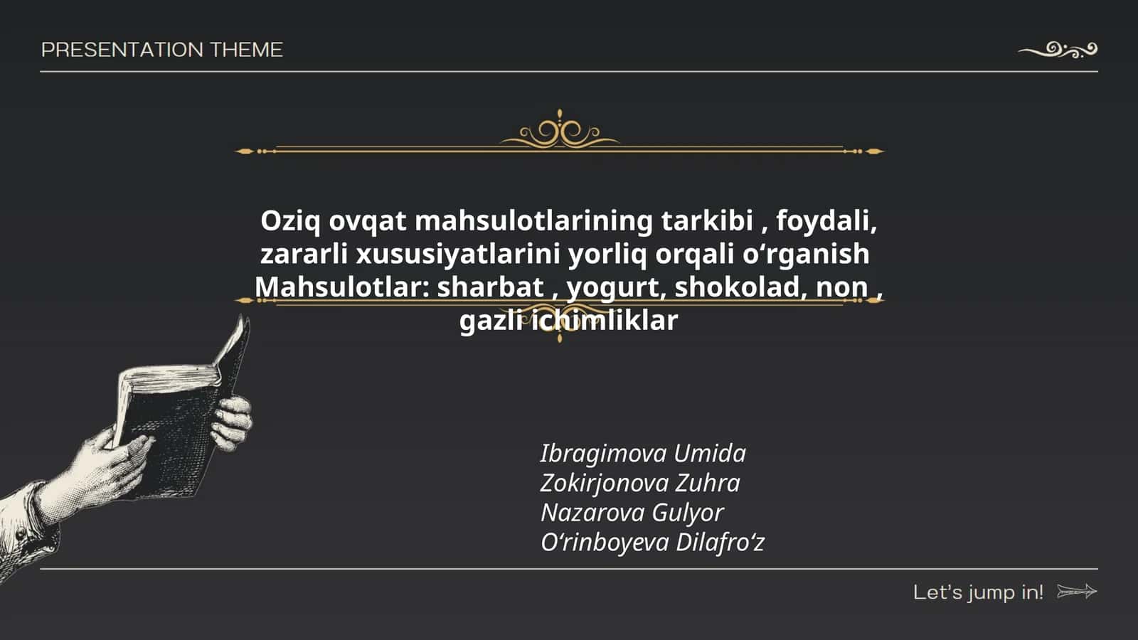 Oziq ovqat mahsulotlarining tarkibi, foydali, zararli xususiyatlarini yorliq orqali oʻrganish 1