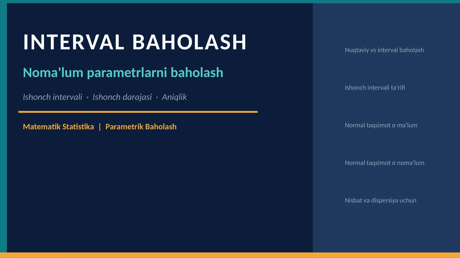 INTERVAL BAHOLASH 1