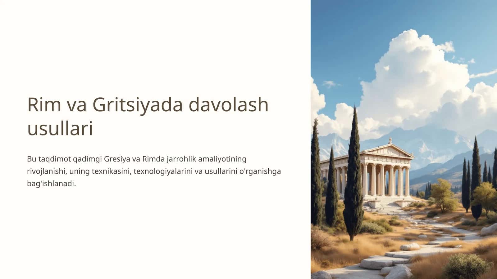 RimvaGritsiyadadavolash usullari 1