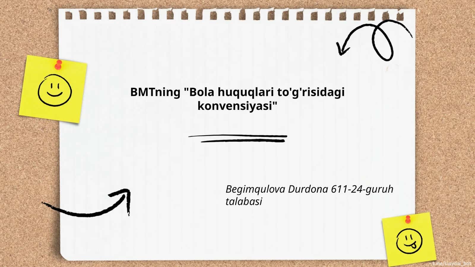 Bola huquqlari to'g'risidagi konvensiyasi 1