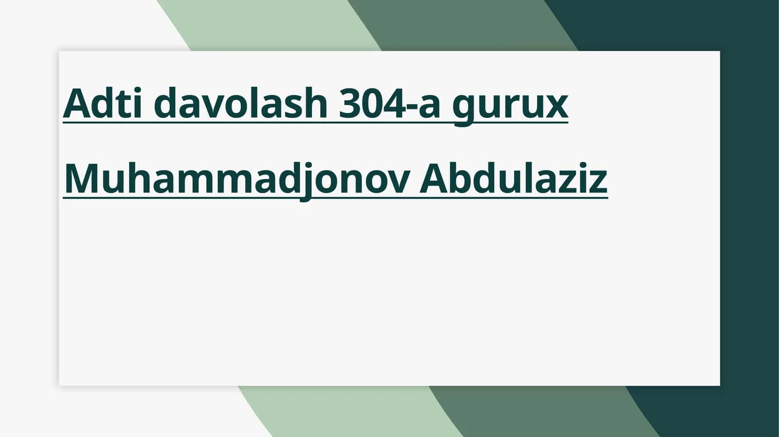 Ovqat hazim qilish tizimi kasalliklari 1