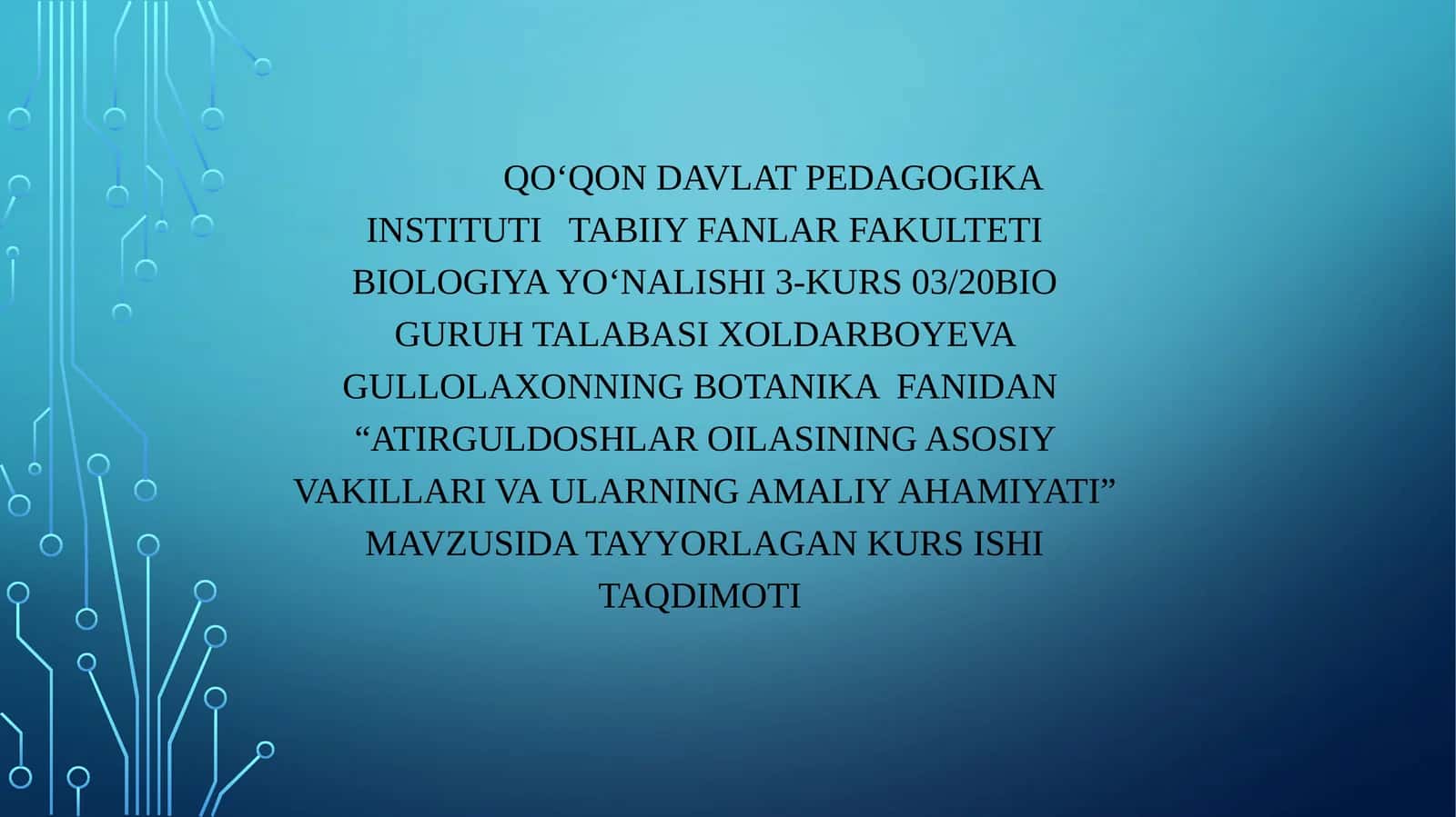 Atirguldoshlar oilasining asosiy vakillari va ularning amaliy ahamiyati 1