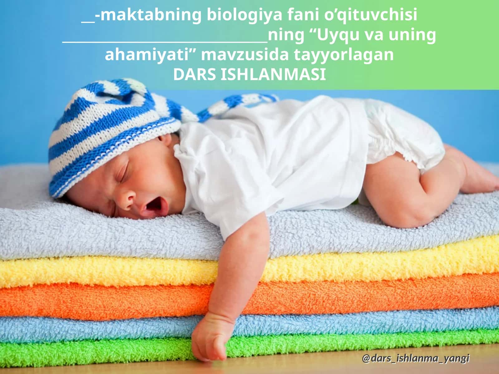 Uyqu va uning ahamiyati 1