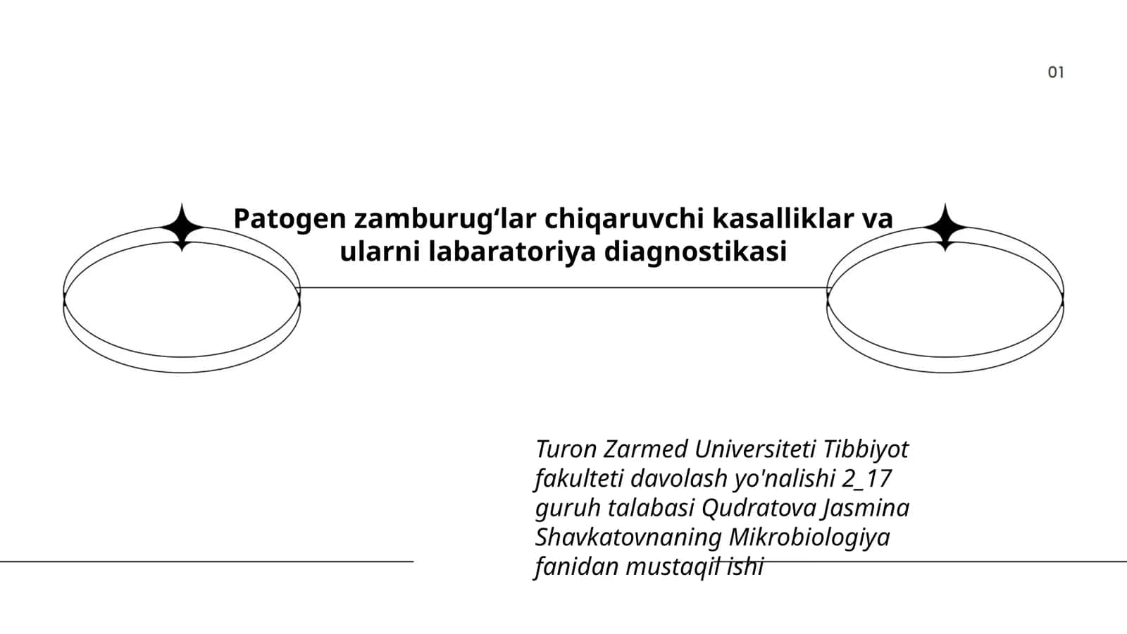 Patogen zamburugʻlar chiqaruvchi kasalliklar va ularni labaratoriya diagnostikasi 1