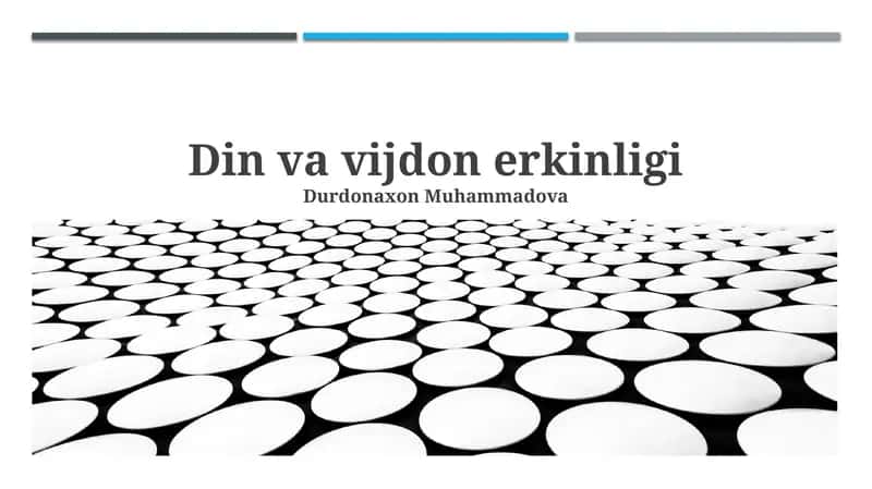 Din va vijdon erkinligi 1