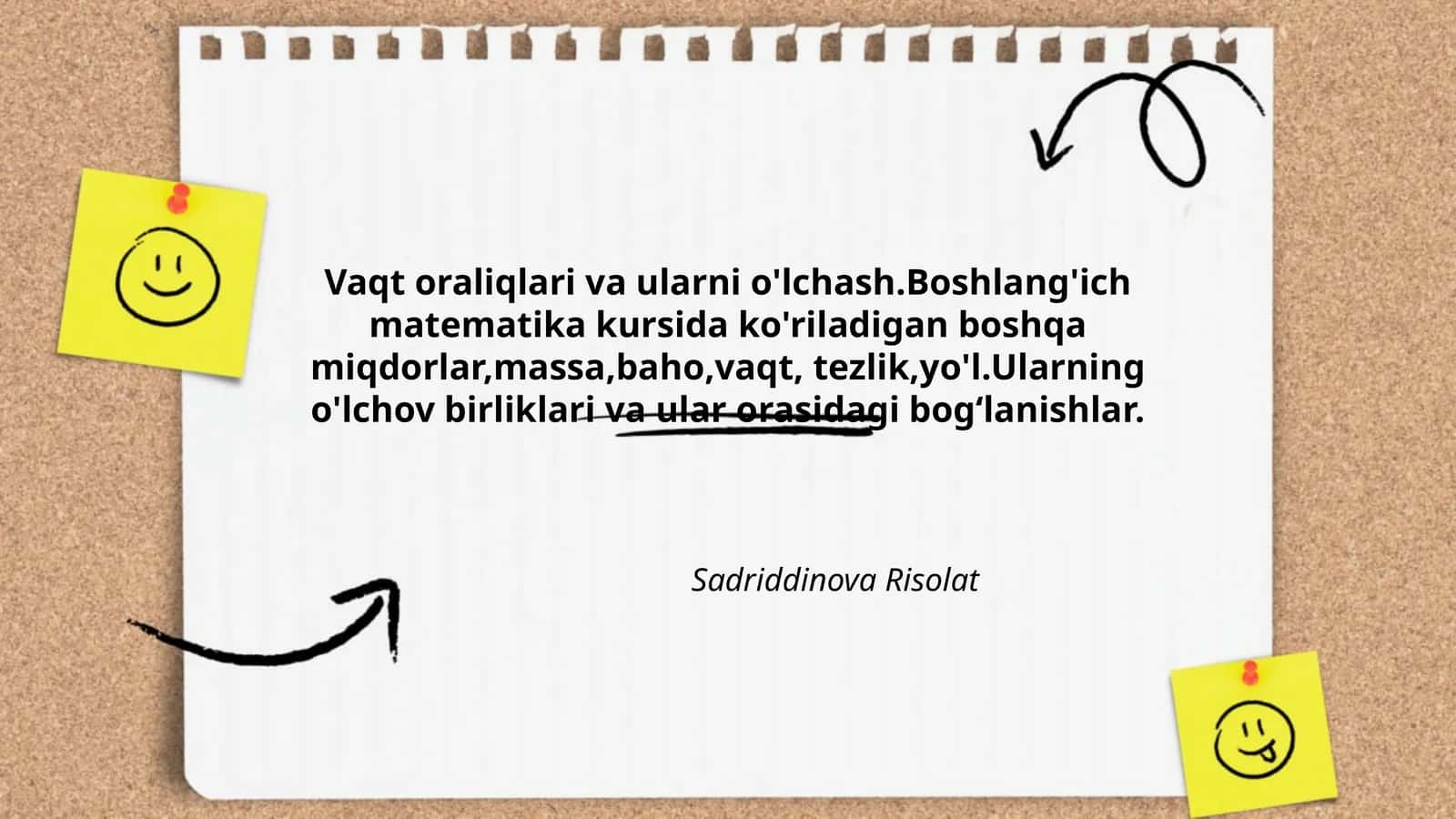 Vaqt oraliqlari va ularni o'lchash 1