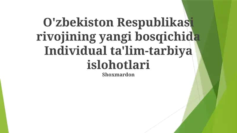 Raqamli Transformatsiya va Ta'limni Modernizatsiya qilish 1