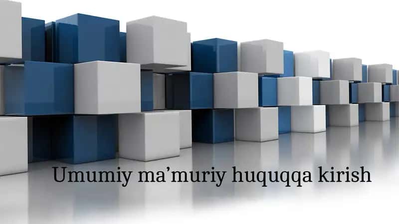 Umumiy ma’muriy huquqqa kirish 1