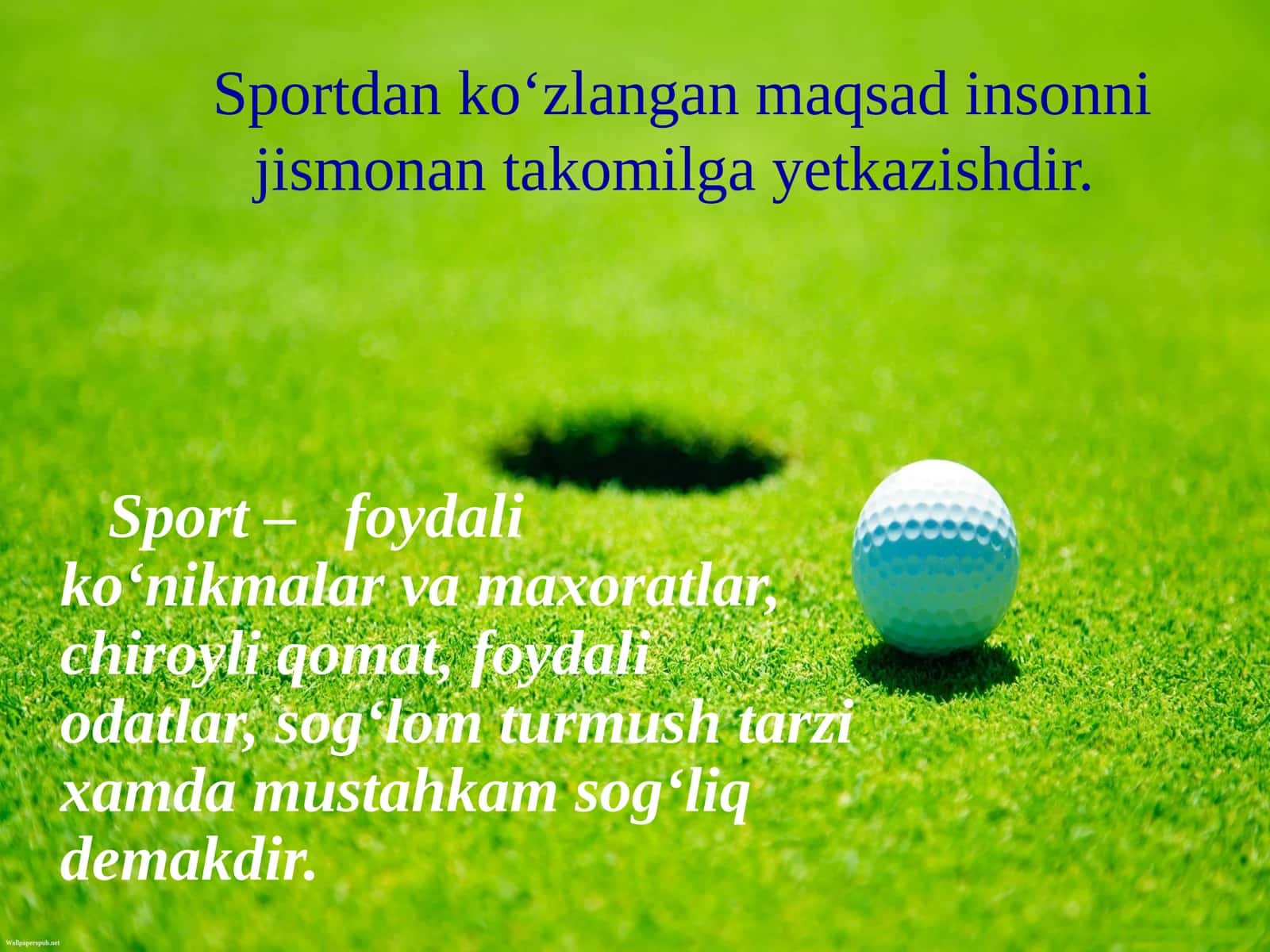 gan maqsad insonni jismonan barkamollika yetkazishdir 1