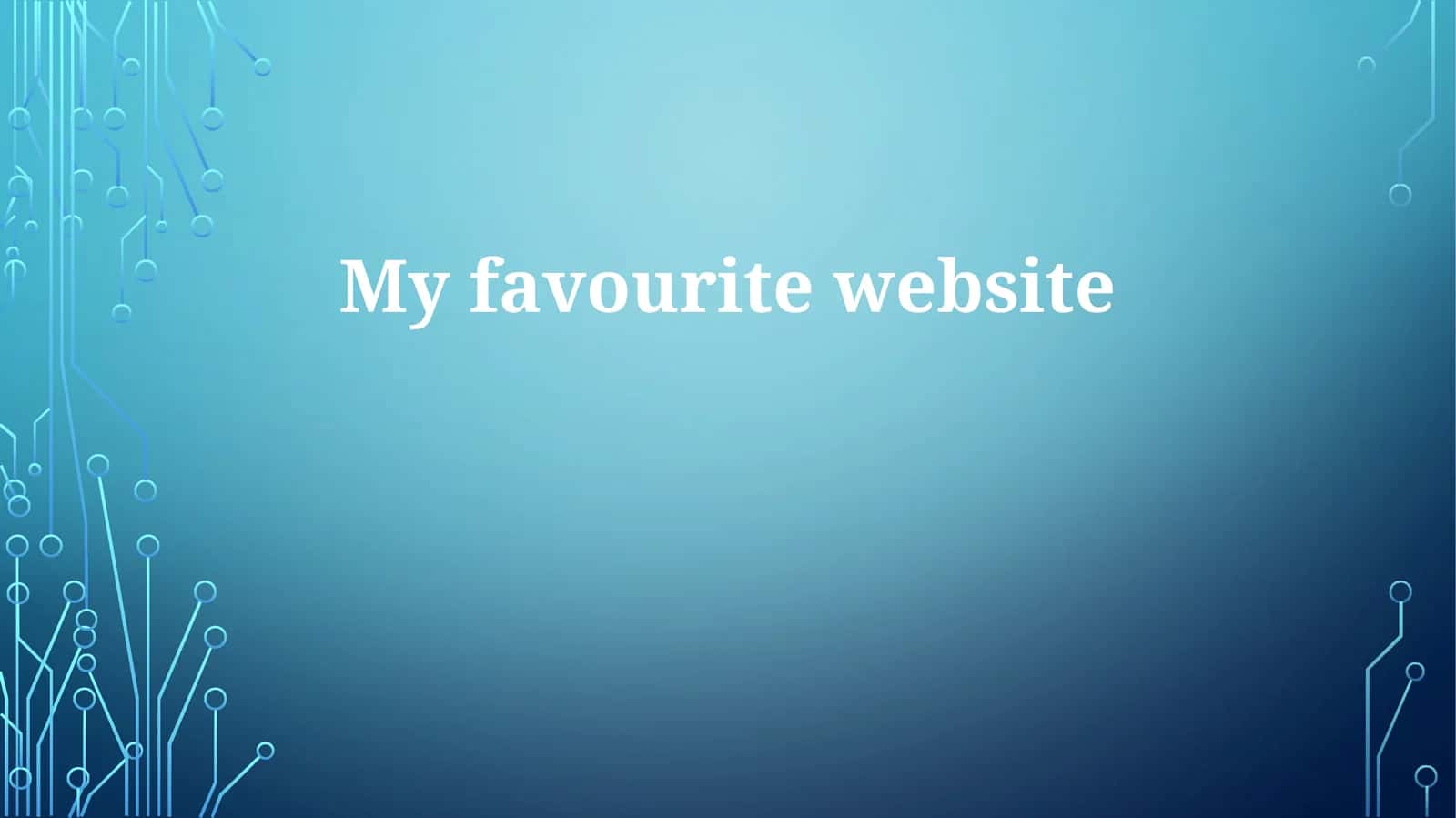 Myfavouritewebsite 1