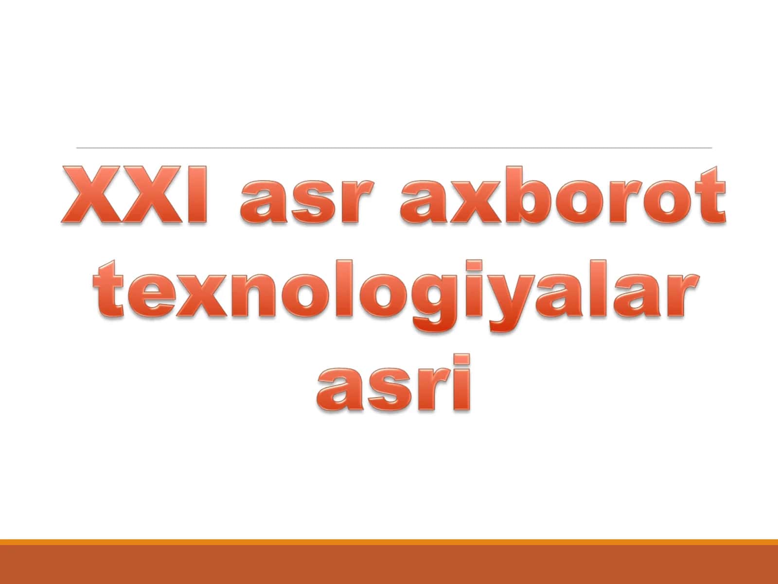 Xakimjonova Nilufarning informatika fanidan tayyorlashgan 1