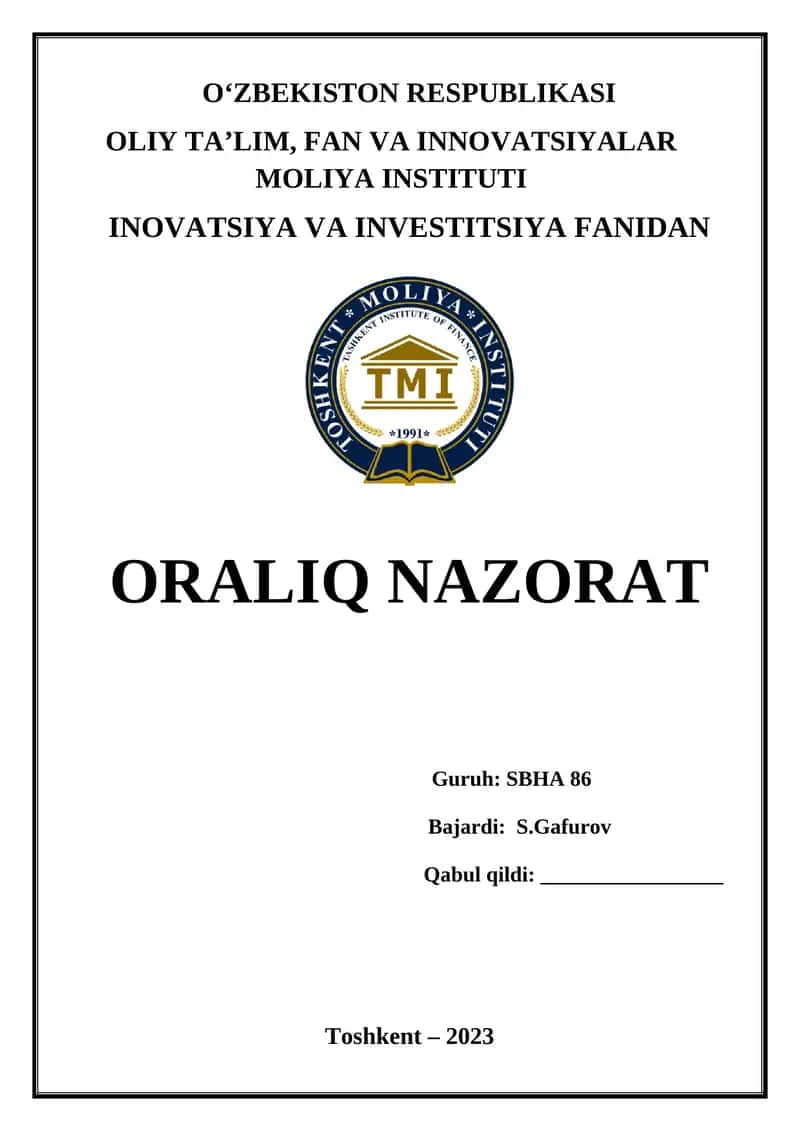 Iqtisodiyotning real sektori 1