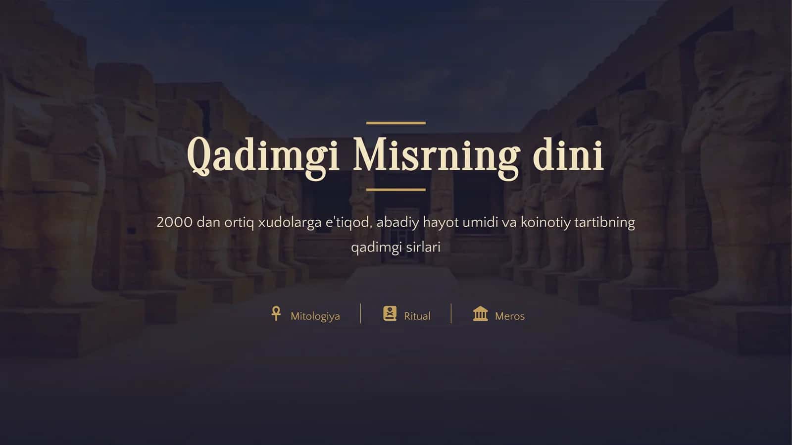 Qadimgi Misrning dini 1