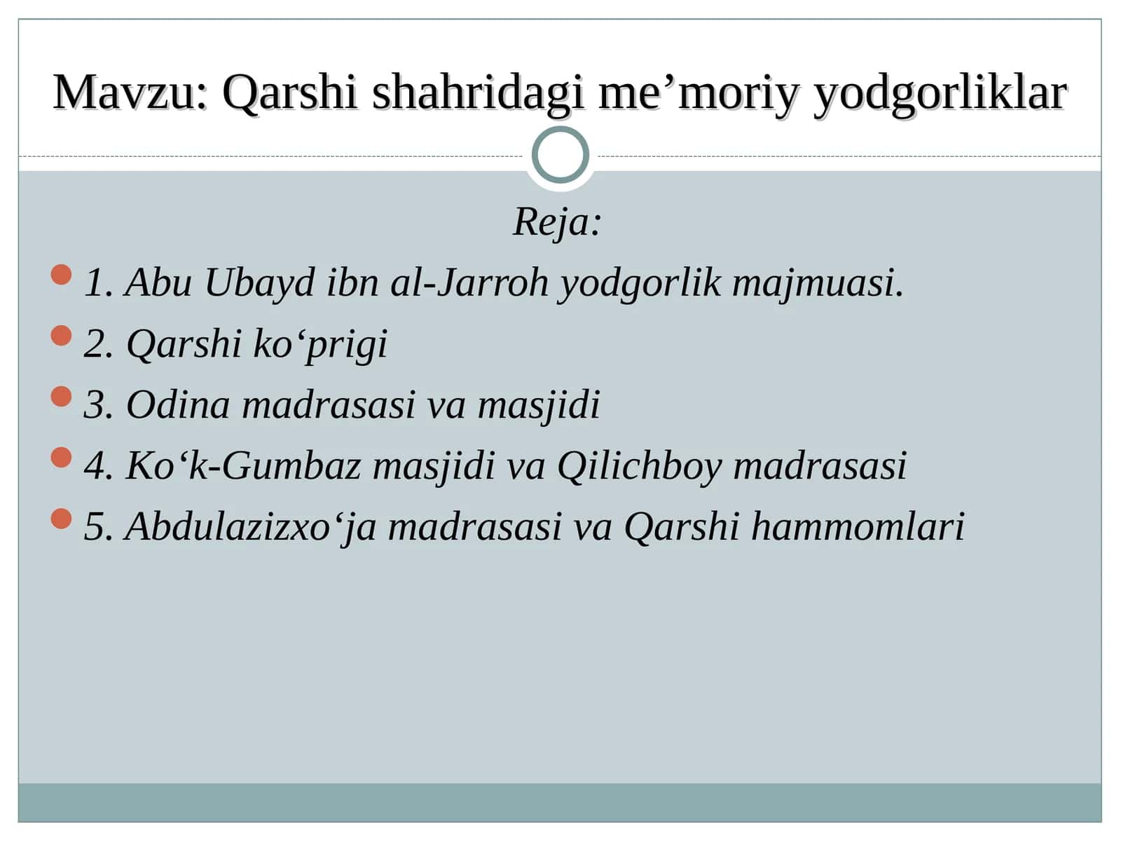 Abu Ubayd ibn al-Jarroh yodgorlik majmuasi 1