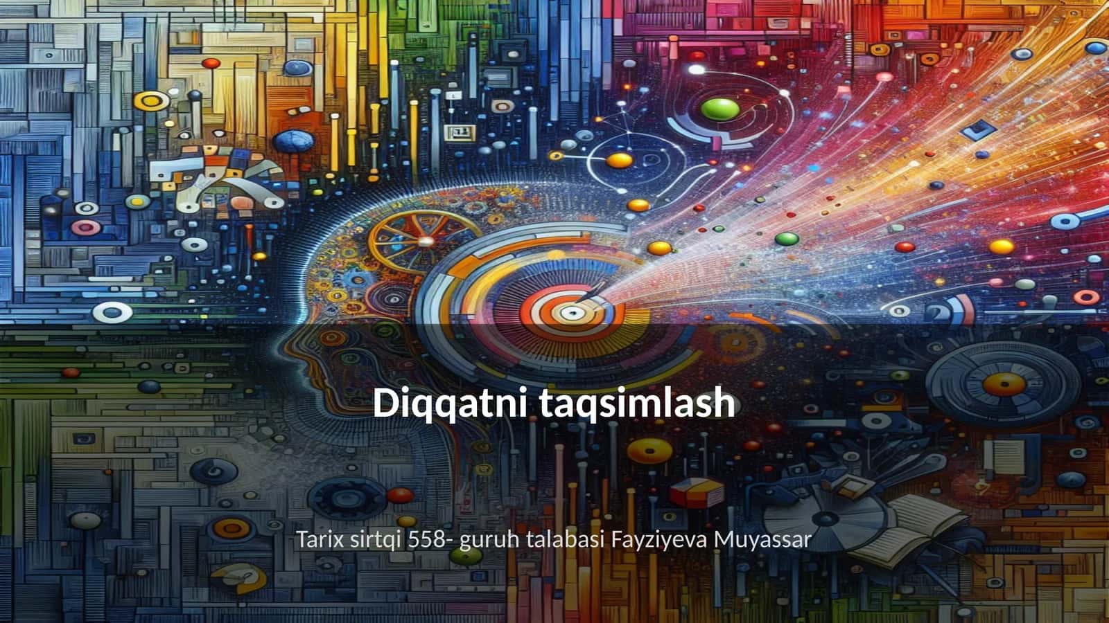 Diqqatni taqsimlash 1