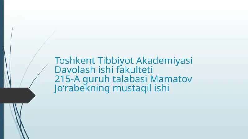 To’lqin Zarbi va Jabrlanish Zonalarini O’rgatish 1