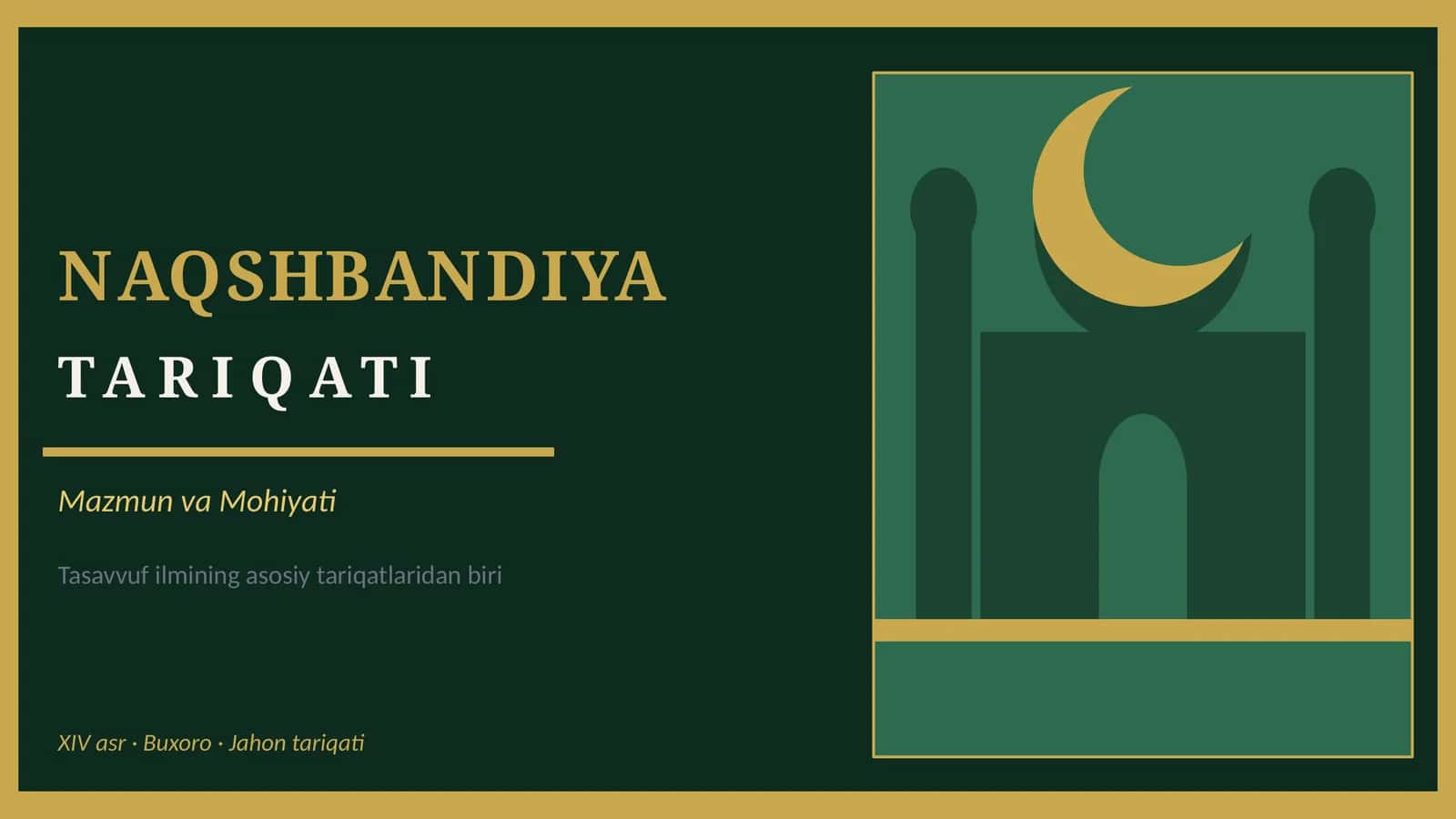 Naqishbandiya Tariqati 1