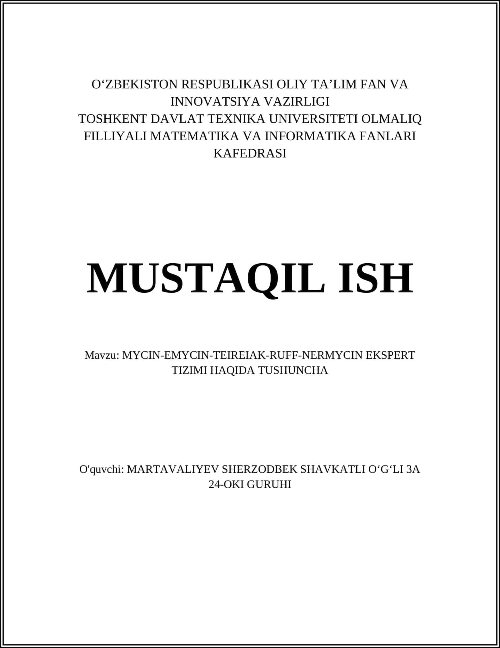 MYCIN-EMYCIN-TEIREIAK-RUFF-NERMYCIN EKSPERT TIZIMI 1
