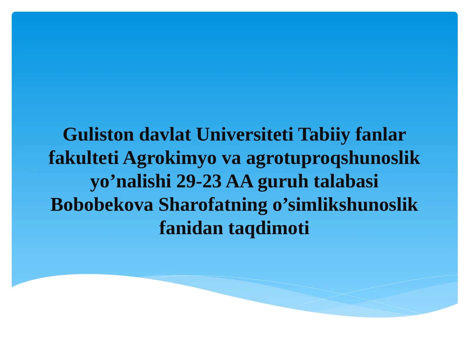 Tugunak mevalilari 1