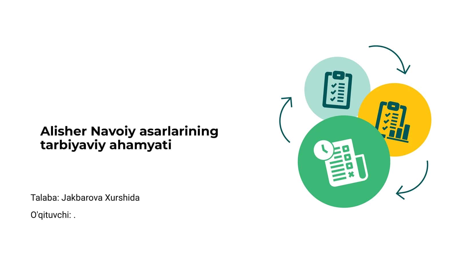 Alisher Navoiy asarlarining tarbiyaviy ahamyati 1