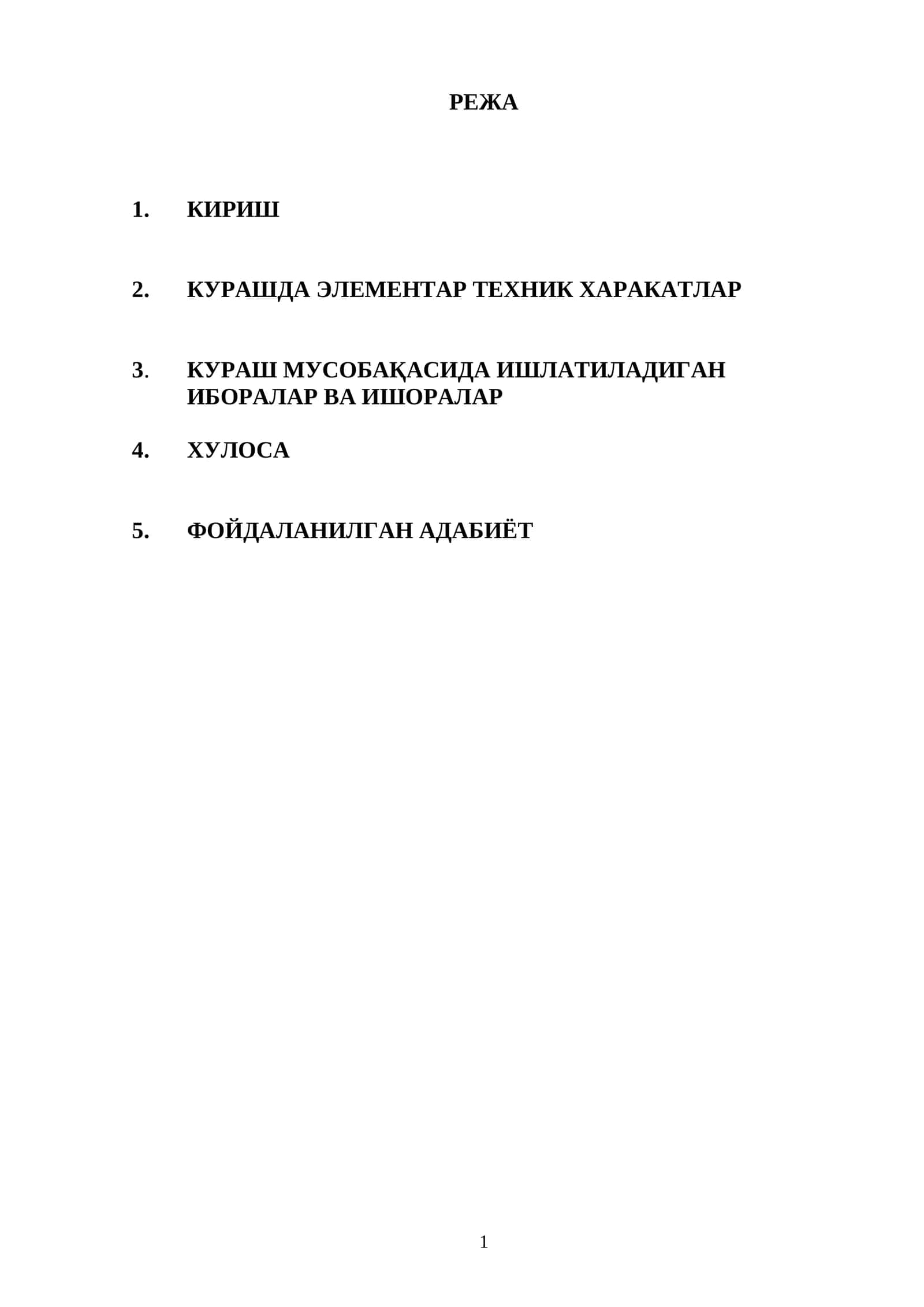 КУРАШДА ЭЛЕМЕНТАР ТЕХНИК ХАРАКАТЛАР 1